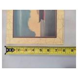 Print of The SS Mauretania, Ship in a Bottle & Bobble Pirate Ship