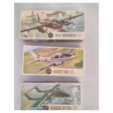 Three AirFix Model Airplane Kits