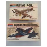 Two Monogram Model Airplane Kits