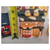 Five Assorted Lighted Houses/Nightlights