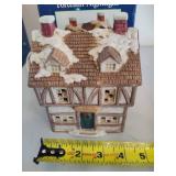 Five Assorted Lighted Houses/Nightlights