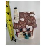 Five Assorted Lighted Houses/Nightlights