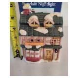 Five Assorted Lighted Houses/Nightlights