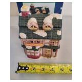 Five Assorted Lighted Houses/Nightlights