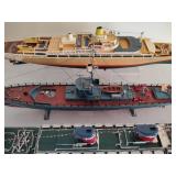 Lot of Three Model Boats