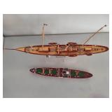 Lykes Lines & Corsair II Model Ships