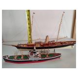 Lykes Lines & Corsair II Model Ships