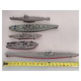 Assorted Military Model Ships
