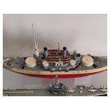 Lot of Assorted Model Ships/Boats