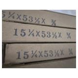 (25) Air Handler Filters 15 1/4"x53 1/2"x1"