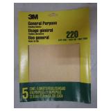220 grit Sandpaper