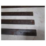 Spring Steel Straight Edge Rules