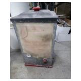 Partial Buckets of Polyethylene & Hopper