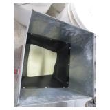 Partial Buckets of Polyethylene & Hopper