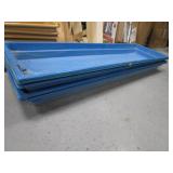 Large Lot of Misc Wood pcs, Plexi Glass, Tubs (see all pics)