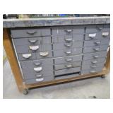 Rolling Workbench w/Steel Parts Drawers