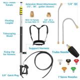 Extrafein 21 Foot telescoping Pressure Washer Wand Extension
