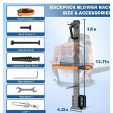 Fumingpal Heavy Duty Backpack Blower Rack Holder for Trailers