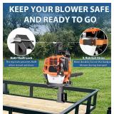 Fumingpal Heavy Duty Backpack Blower Rack Holder for Trailers