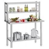 Jocisland 48" X 24" NSF Stainless Steel Work Table
