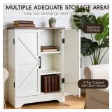Navrex White Storage Cabinet