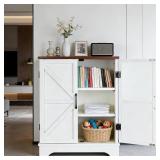 Navrex White Storage Cabinet