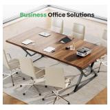 DeskShow 70.8" Large Executive Desk