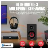 AudioSource Bluetooth 2-Way Bookshelf Speakers