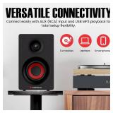 AudioSource Bluetooth 2-Way Bookshelf Speakers