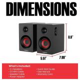 AudioSource Bluetooth 2-Way Bookshelf Speakers