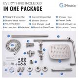 G-Promise 316 Marine Grade Stainless Steel Outdoor Shower Kit