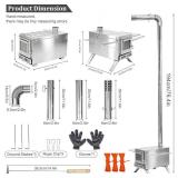 unho Stainless Hot Ten Stove