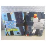 (A-3) 2 Throw Blankets...