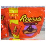 (B-1) 4 Bags of Snack Size Reeses C...