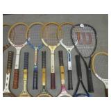 (EW4) Mostly Vintage Wood Tennis Ra...
