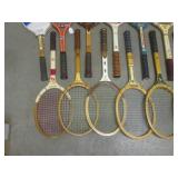 (EW4) Mostly Vintage Wood Tennis Ra...