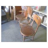 (RMC) 3 Vintage Wood Chairs...