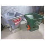 (G-1) 2 Hand Seed Spreaders, Mason ...