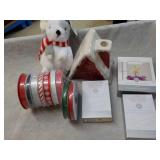 Holiday Pillow, Throw and Baskets...