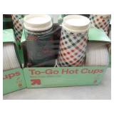 Set of 5 To-Go Hot Cups - 8 Cups an...