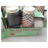 Set of 5 To-Go Hot Cups - 8 Cups an...
