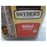 1 Jug 30 oz Snyders Mini Pretzels...