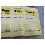 8 Post-It Pads 4 x 6"...
