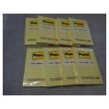 8 Post-It Pads 4 x 6"...