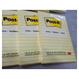 8 Post-It Pads 4 x 6"...