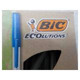 Bic Long Lasting Blue Ball Pens...