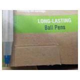 Bic Long Lasting Blue Ball Pens...