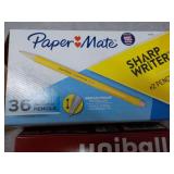 Paper Mat and Uniball Pens...