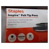 Bic and Staples Pens...