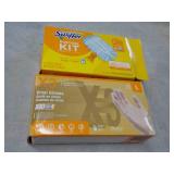 Swiffer Duster Kit and Vinyl Gloves...
